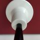 Pied de lampe industrielle  Lumi en métal - trois feux - années 70 - Italie