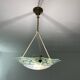 Vasque en verre émaillé Aurys Loys Lucha a décor de muguet
