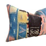 Magnifique coussin Kilim berbère vintage du Maroc