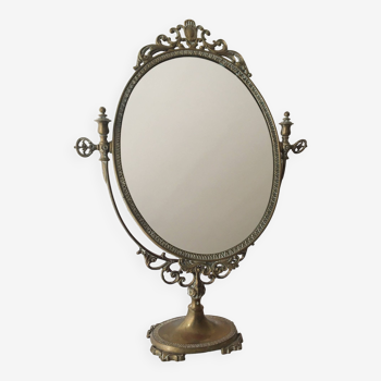 Grand miroir à poser inclinable
