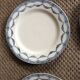 Series of 9 plates Terre de fer