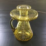 Biot glass candlestick