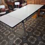 White formica table