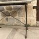 Cast and marble bistro table