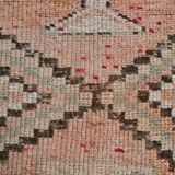 3x12  Red Brown Vintage Runner Rug, 86x369Cm SK 22862