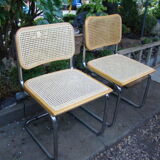 Pair of chairs Cesca B32 Marcel Breuer