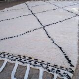 CARPET BENI OUARAIN 100% VIRGIN WOOL MAKES A NEW HAND