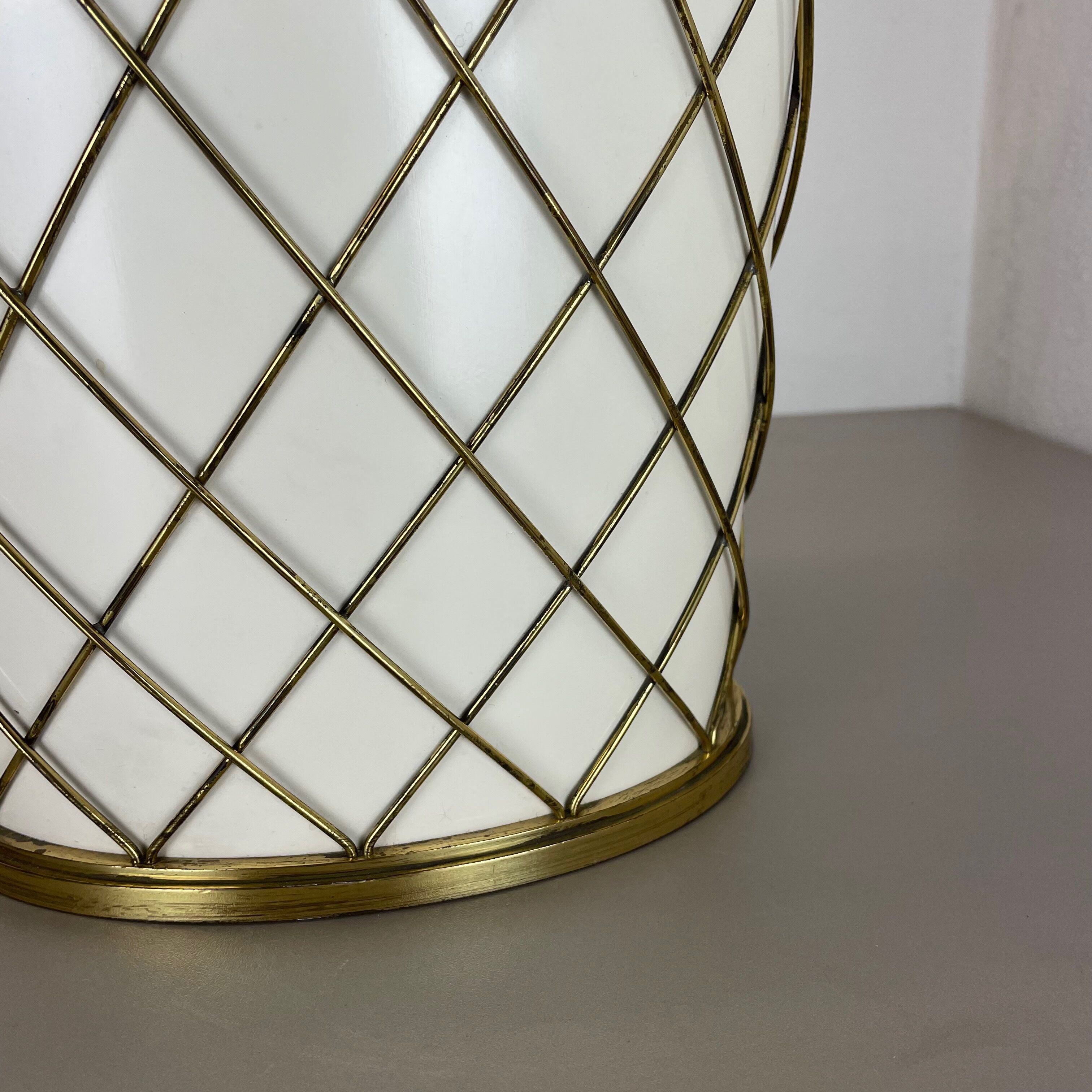 Original 1950s brass Umbrella Stand by Vereinigte Werkstätten München, Germany