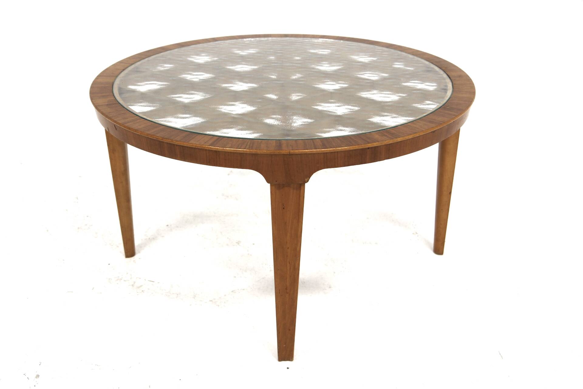 Walnut coffee table, Niels Enström, Ferdinand Lundquist & Co. Swedish Modern, Sweden, 1940