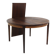 Scandinavian dining table in rosewood, Rosengren, Denmark, 1960.