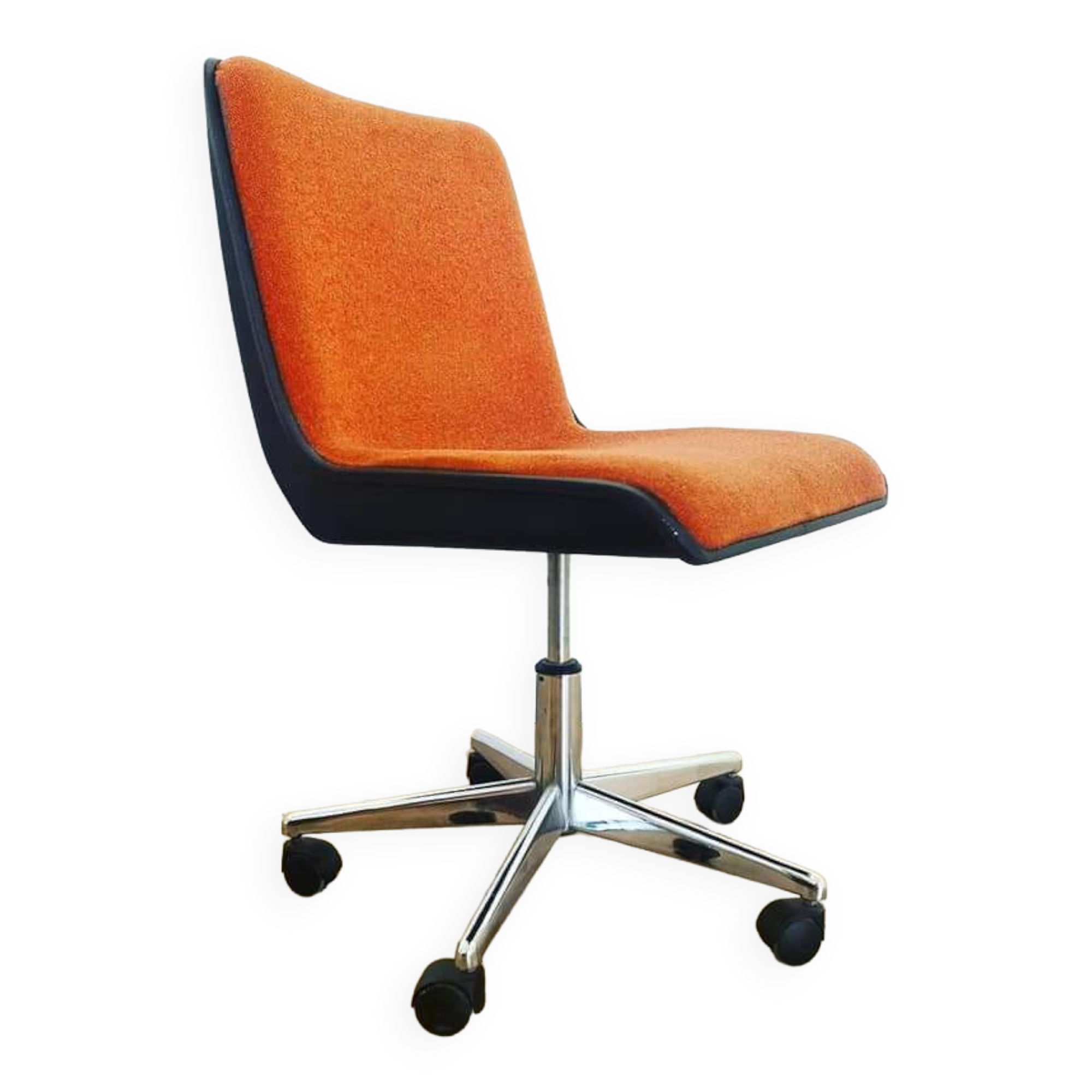 Office armchair Eurosit orange fabric