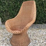 Wicker armchair