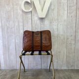 Vintage hotel luggage rack