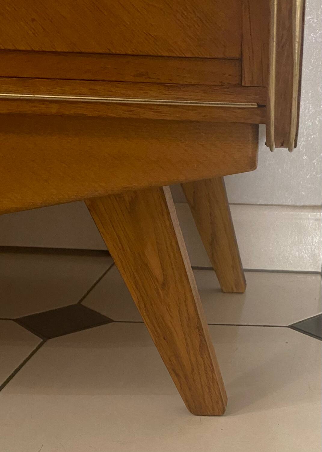 Vintage compass feet sideboard