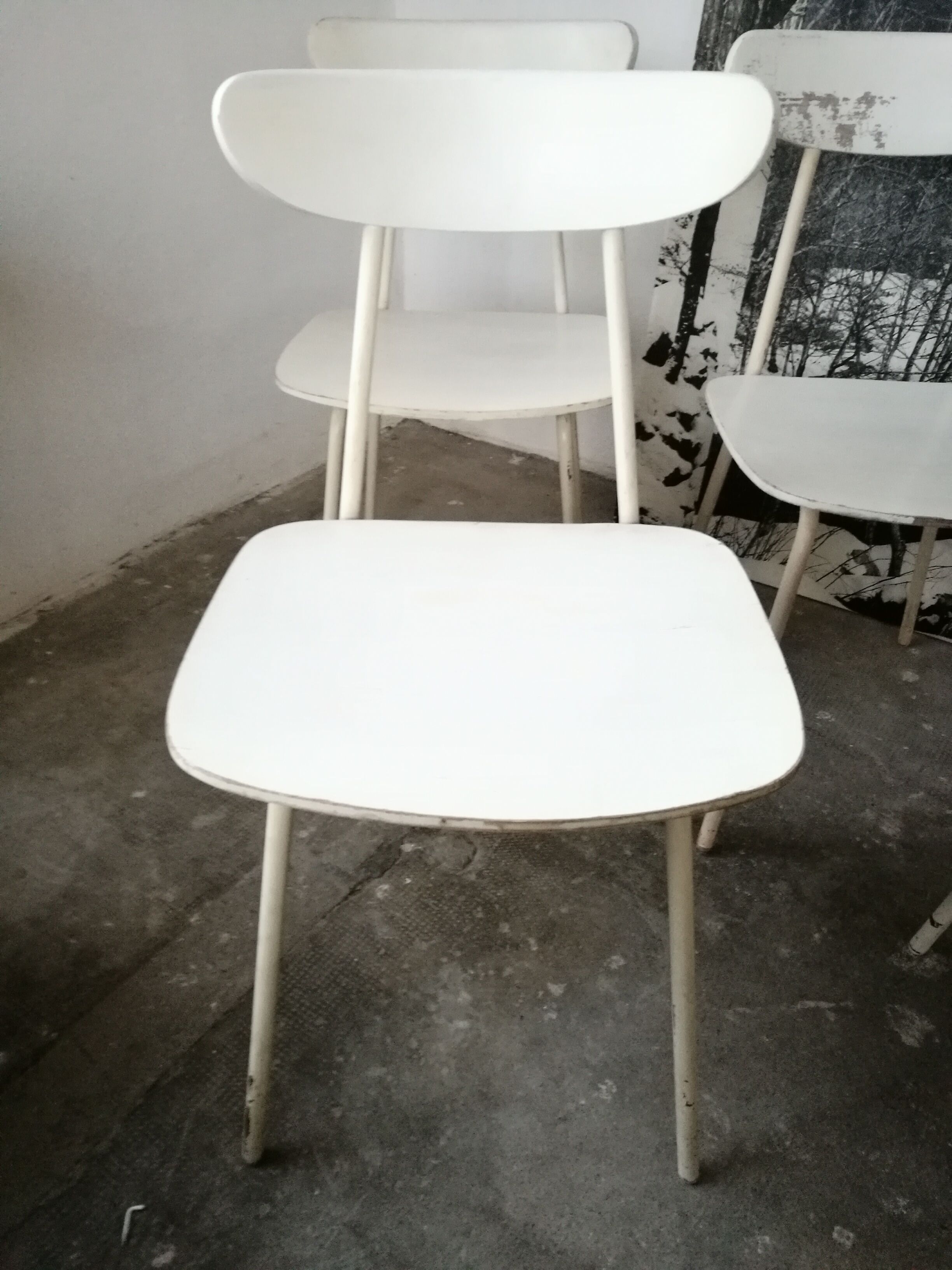 Set of 4 hiller vintage chairs