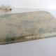 Fiber service tray, bird decorations, vintage