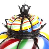 "Barley Sugar" lantern in Murano glass, circa 1950