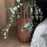 Rattan plant holder