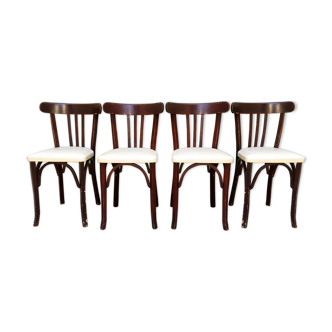 4 Baumann chairs bistro, 50s