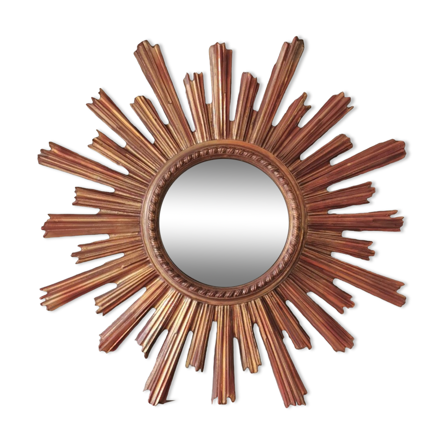 Vintage resin sun mirror, witch's eye