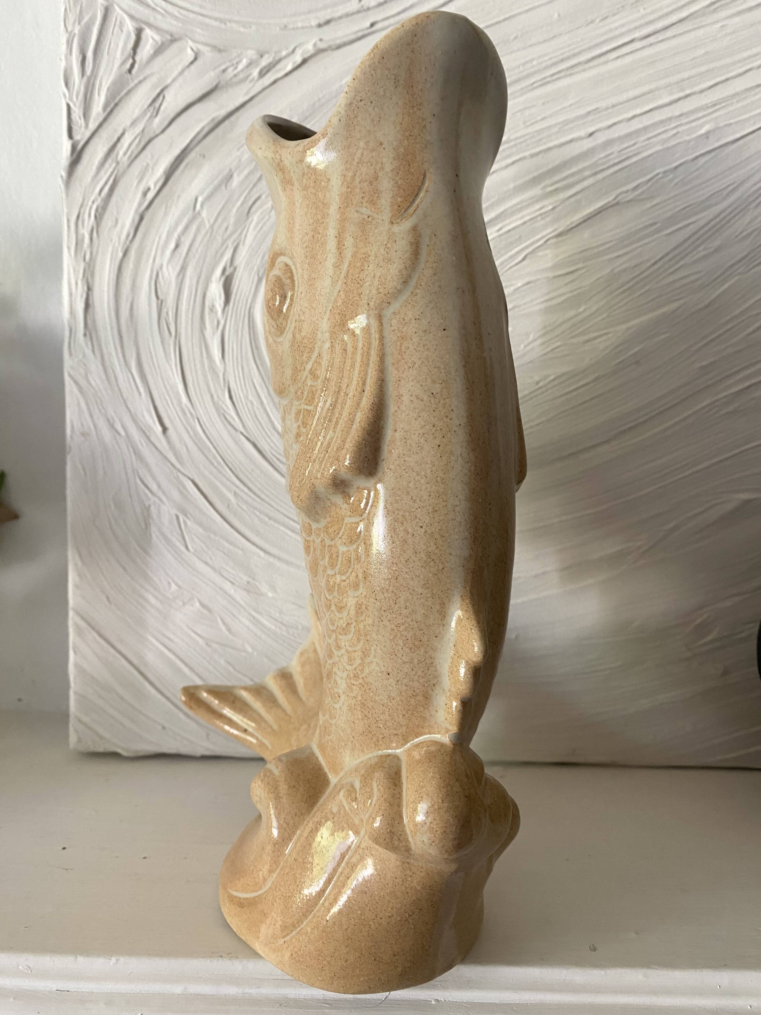 Zoomorphic fish vase