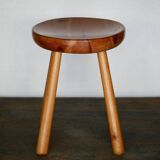 Vintage stool in the style of Charlotte Perriand, 1960s