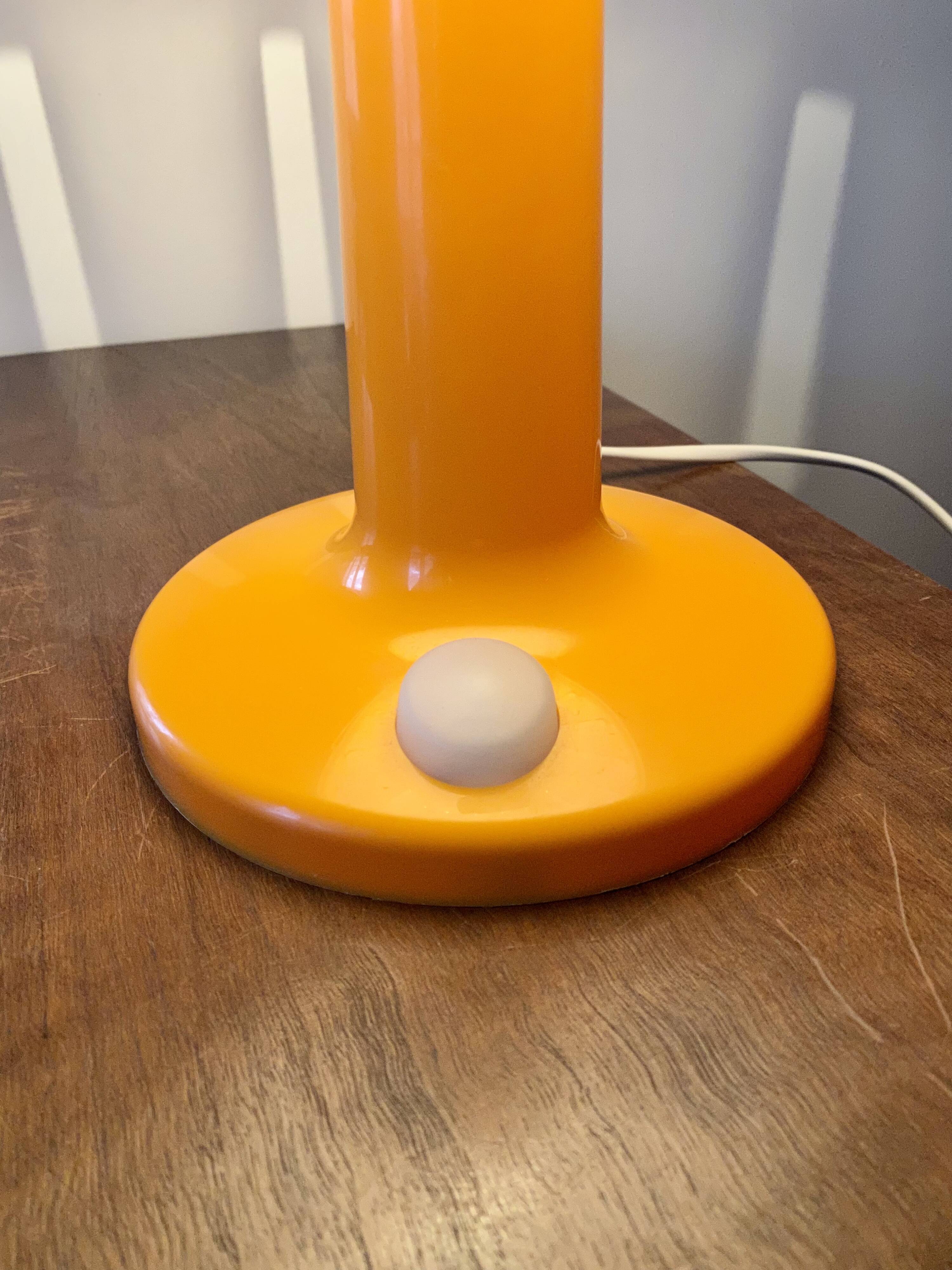 Cloud mushroom lamp Skojig Ikea orange design Henri Preutz