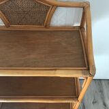 Rattan bookcase