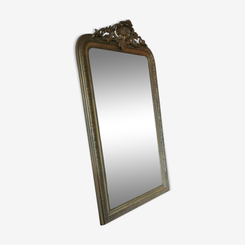 Miroir Louis Philippe 151 x 84 cm fronton