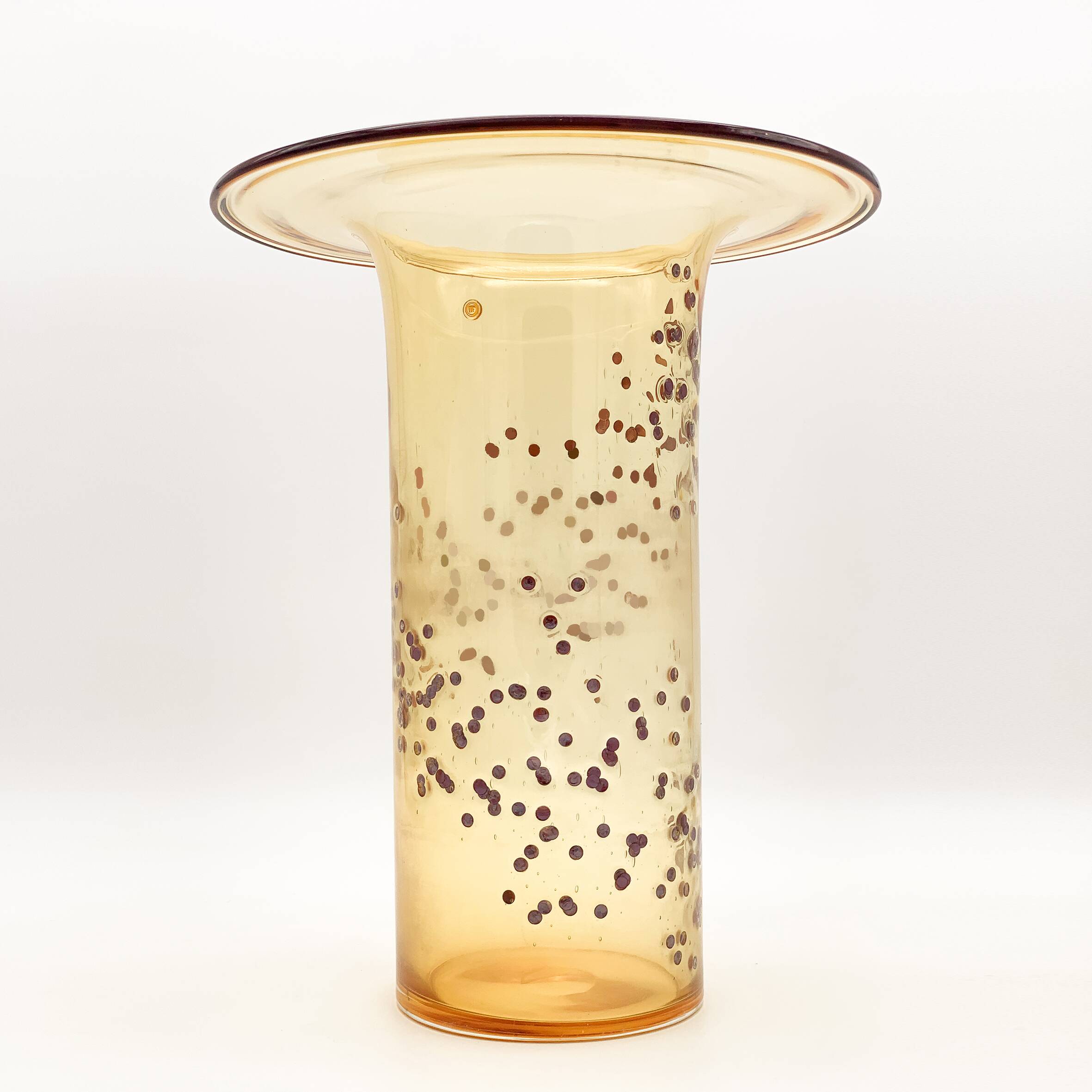 Large glass vase from Murano by the La Murrina workshop.