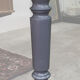 Large farm table 2m50 turned foot painted and waxed tray
