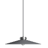 Pendant lamp sound graphite structure ⌀60cm herstal