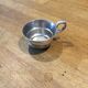 small silver-plated metal cup