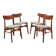 Set of four teak chairs, Danish design, 1970s, made in Denmark