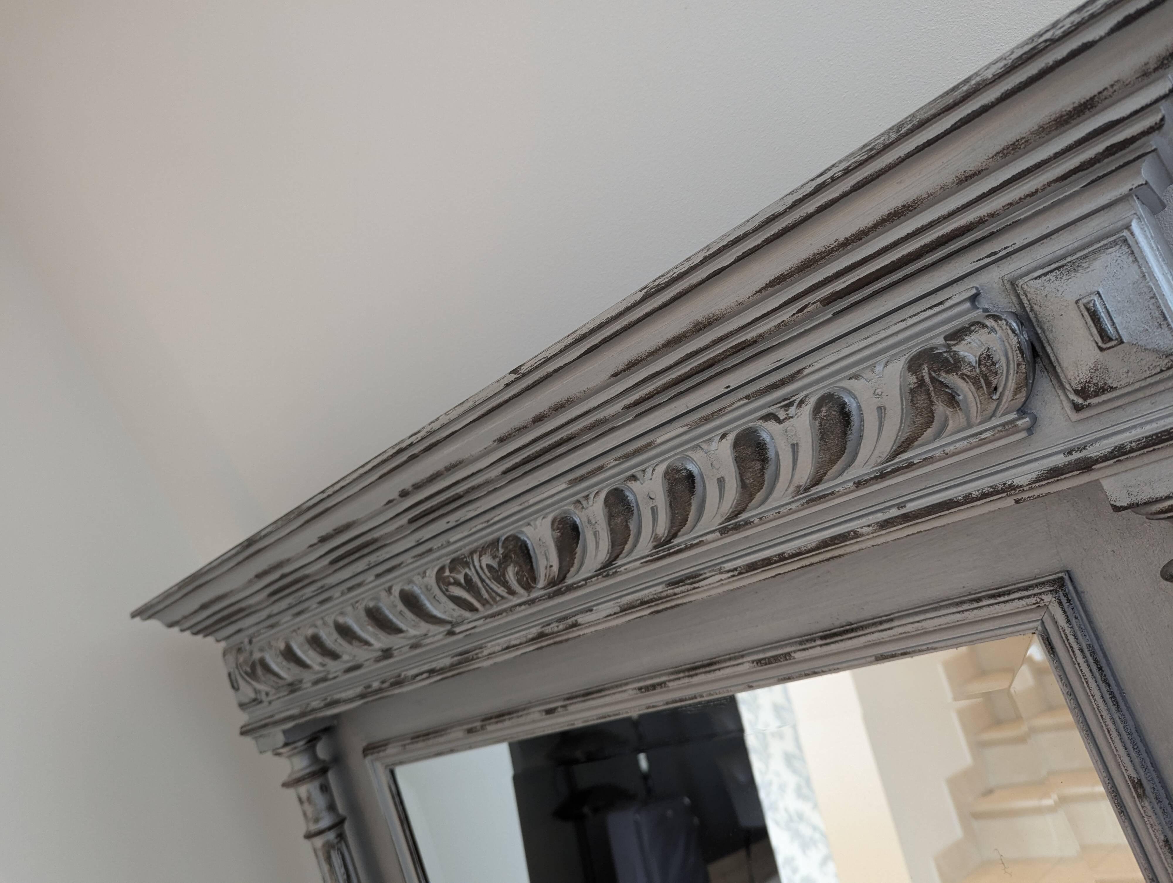 Renovated antique mirror