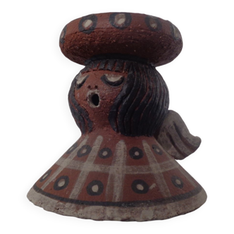 Mid-Century Ceramic Angel Candleholder by Gerhard Liebenthron, 1970s