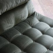 Le bambole bed in green velvet By Mario Bellini for B&B Italia, 1970s