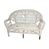 Wicker bench
