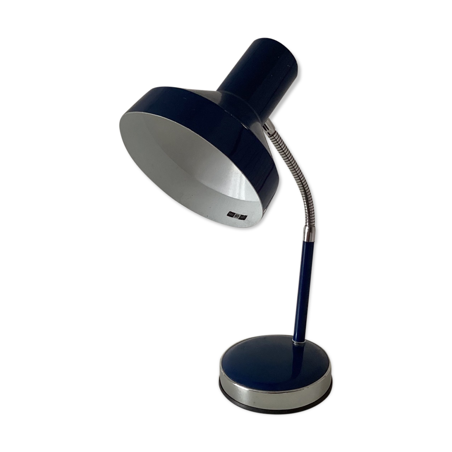 Blue desk lamp