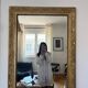 Miroir ancien doré 74cmx100cm