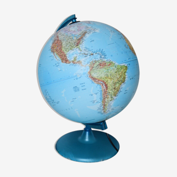 Globe terrestre lumineux, vintage " Technodidattica"