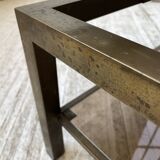 Table basse laiton attribuée à Guy Lefevre pour maison Jansen