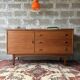 Enfilade buffet scandinave vintage en teck, 1960