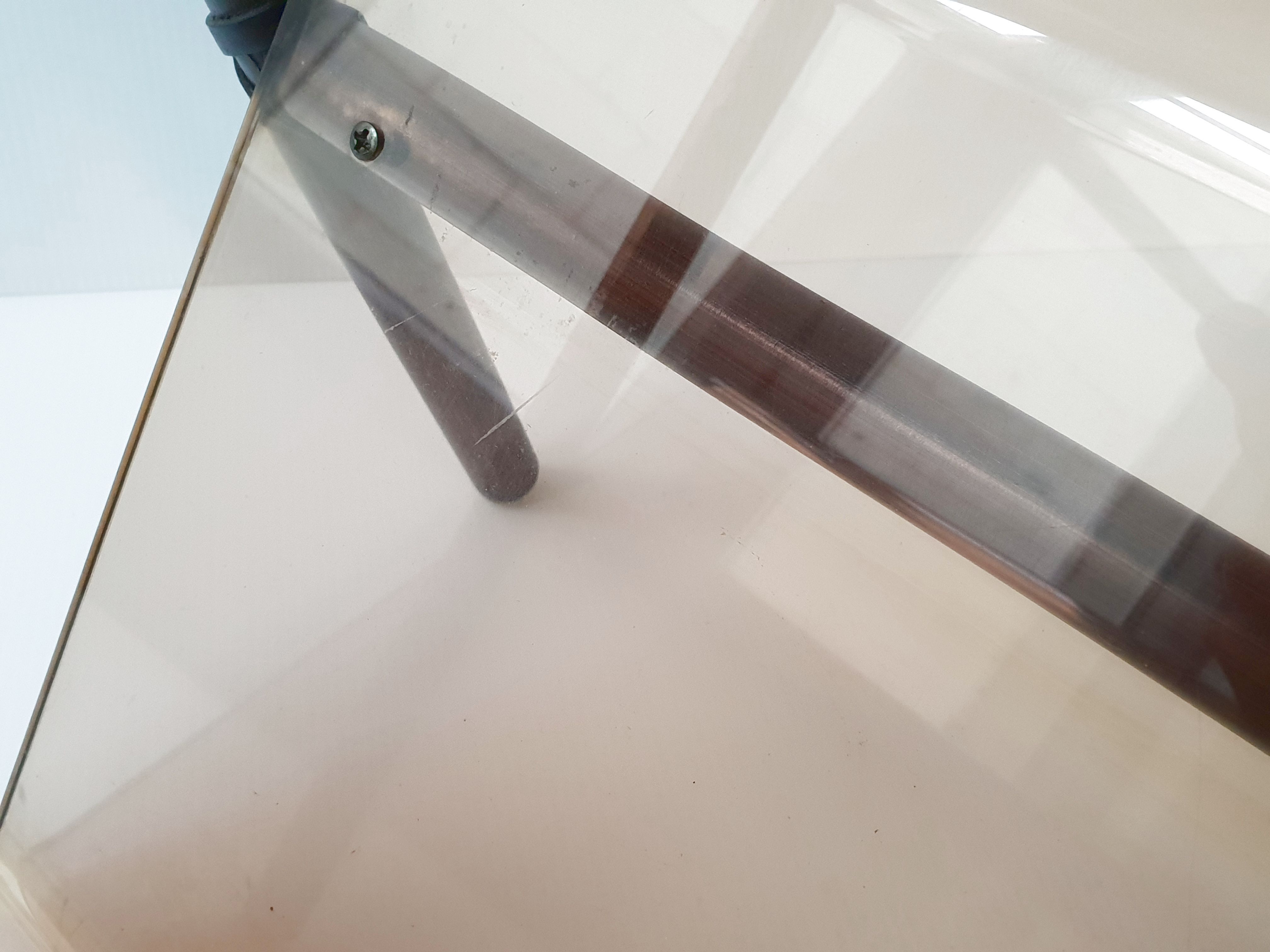 Vintage bamboo and Plexiglas 1970 magazine holders