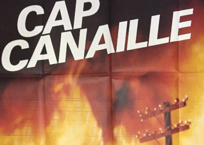 Original French poster "cap canaille" 1983