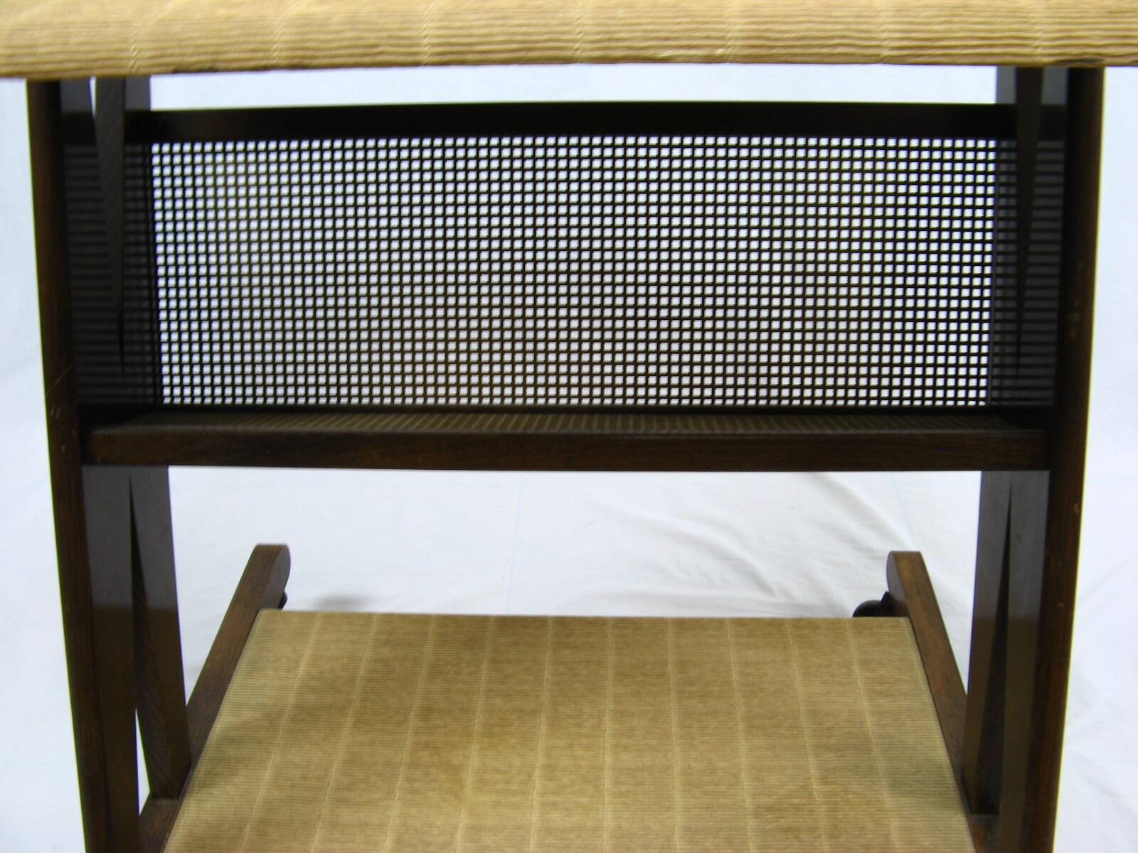 Jullian serving unit on wheels, vintage