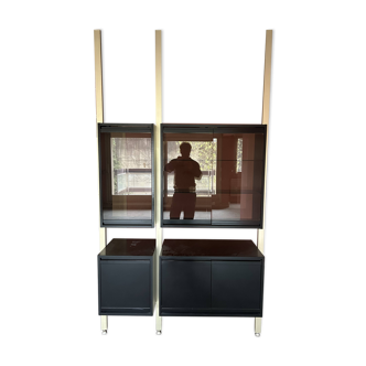 Modular display cabinet Ligne Roset Michel Ducaroy 1970s (complete set)