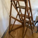 Ancien escabeau en bois début XXe