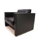 Fauteuil en cuir Knoll Studio Line par Jürgen Lange, 1970