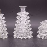 Set of 3 Ercole Barovier Rostrato Murano Italian Glass Vase for Barovier &